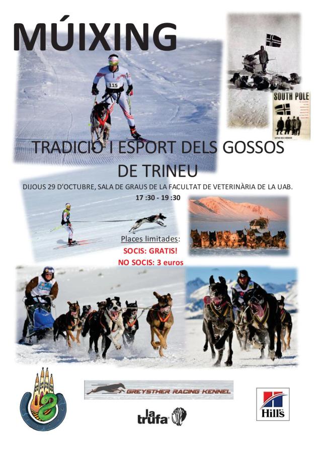 Cartell xerrada muixing