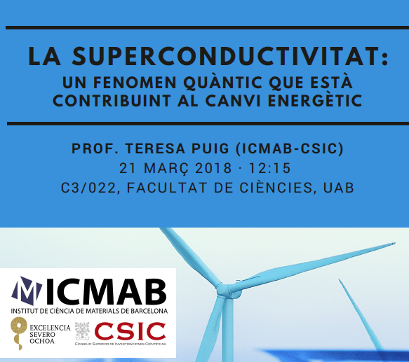 ACEF ens parlarà sobre la Superconductivitat i la seva contribució al canvi&nbsp;energètic
