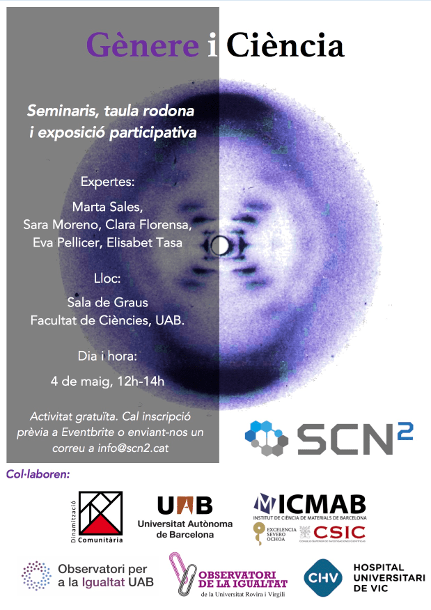 Jornada sobre el gènere dins l’àmbit&nbsp;científic