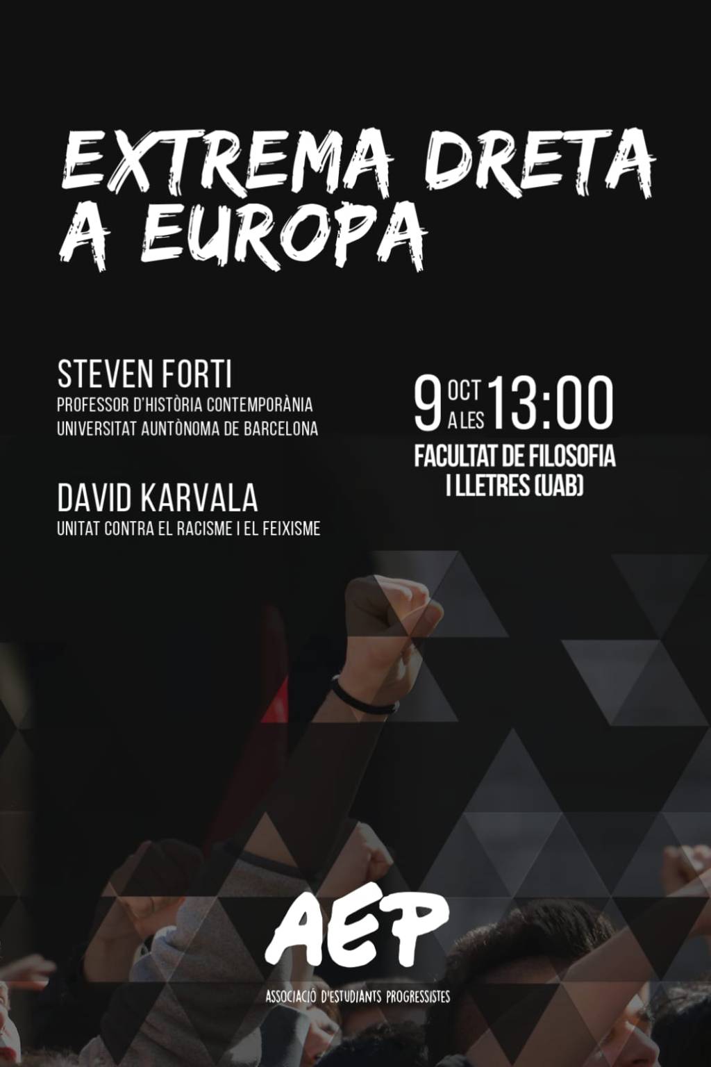 “L’Extrema Dreta a l’Europa del Segle XXI”, xerrada organitzada per&nbsp;AEP