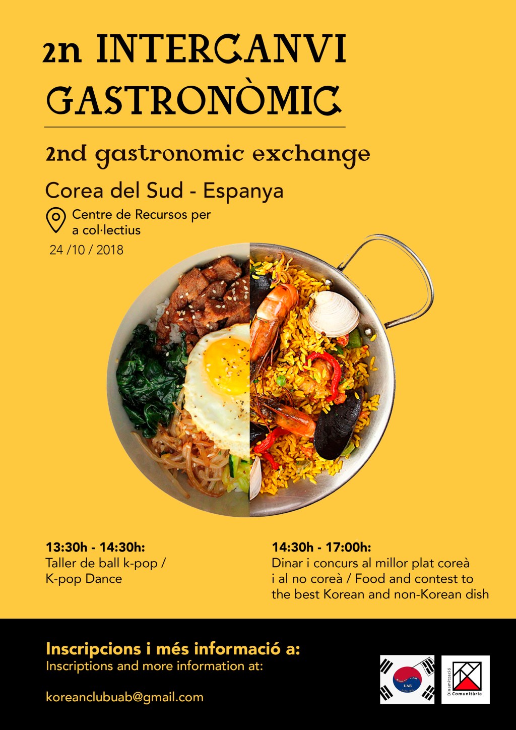 Vols tastar menjar típic coreà? / Do you wish to taste typical Korean&nbsp;food?