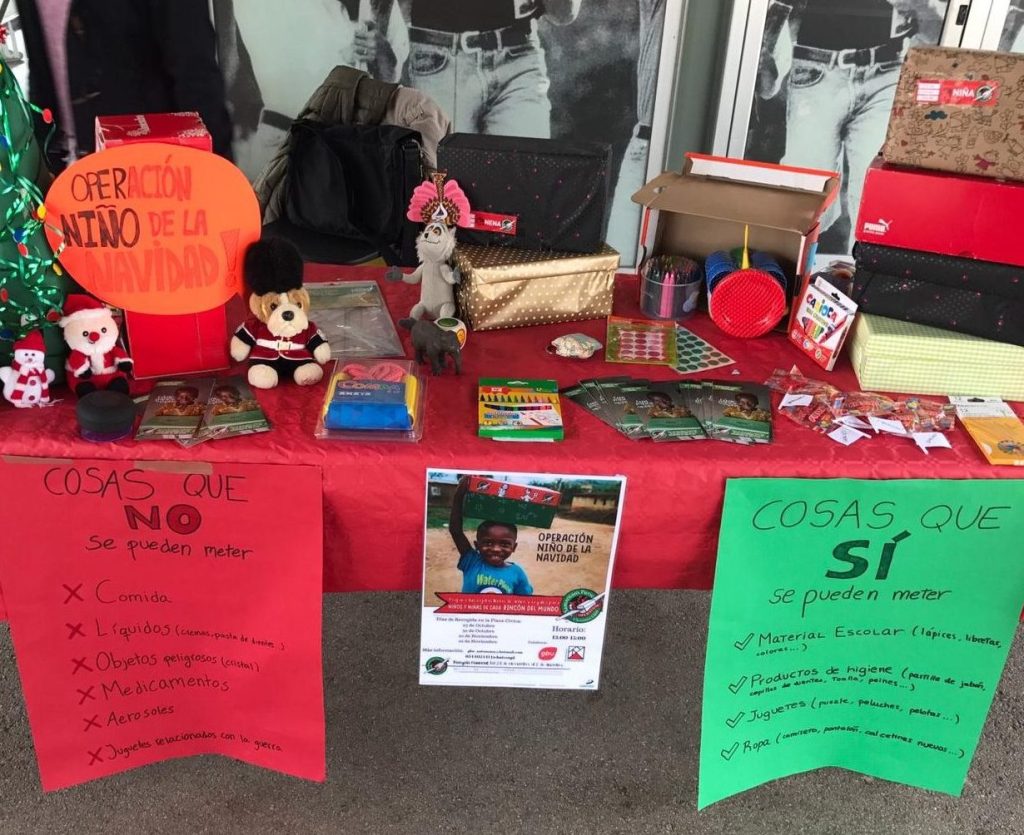 Col·labora en el projecte “Operación Niño de la&nbsp;Navidad”