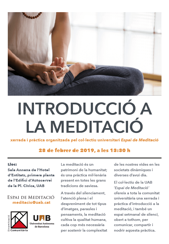 T’agradaria iniciar-te a la&nbsp;Meditació?