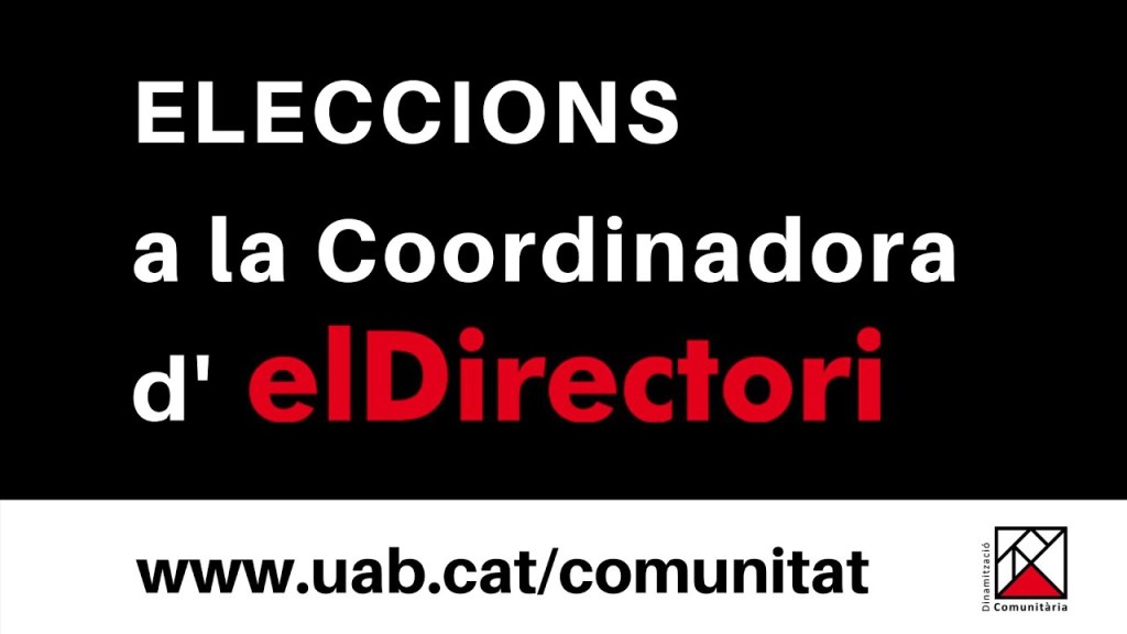 Últim dia per presentar candidatures a la Coordinadora&nbsp;d’elDirectori!