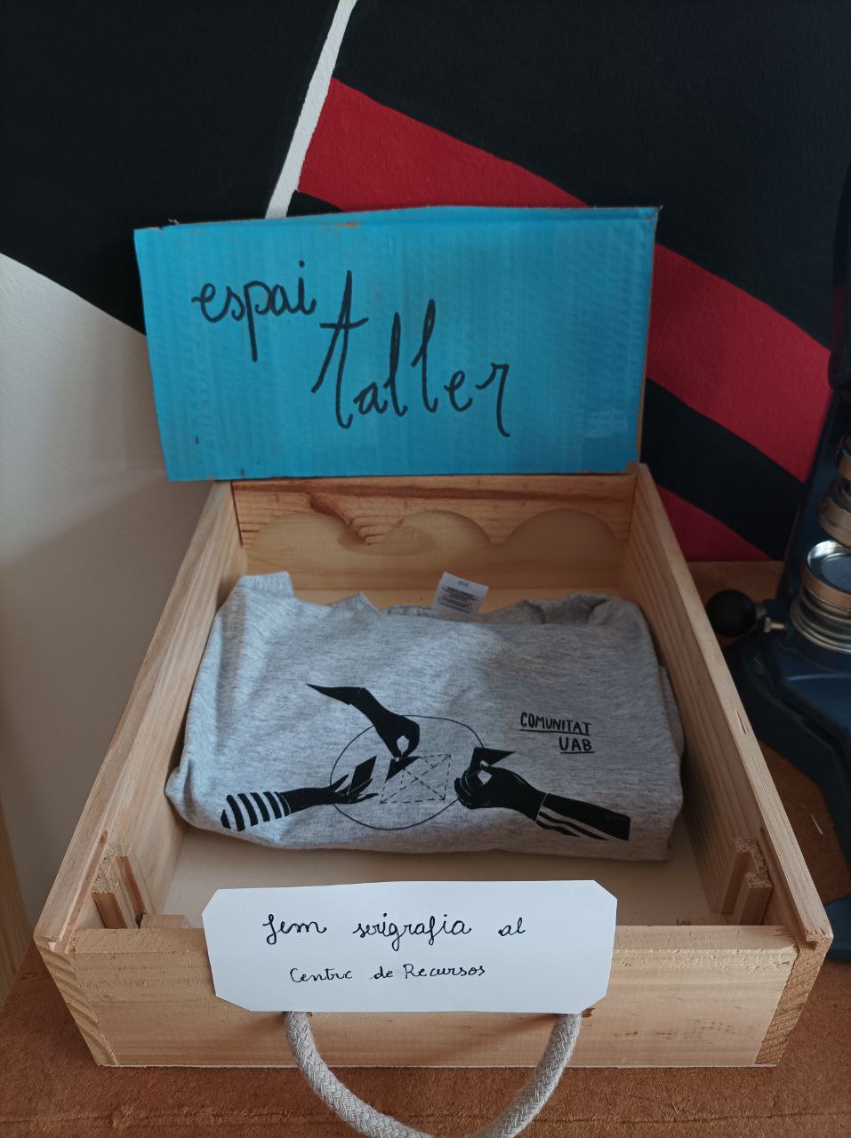 Taller de Serigrafia pels col·lectius al Centre de&nbsp;Recursos