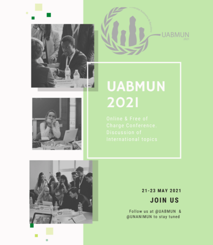 Primera edició de l’UABMUN:                                                   Qüestions pendents en l’època de&nbsp;COVID-19