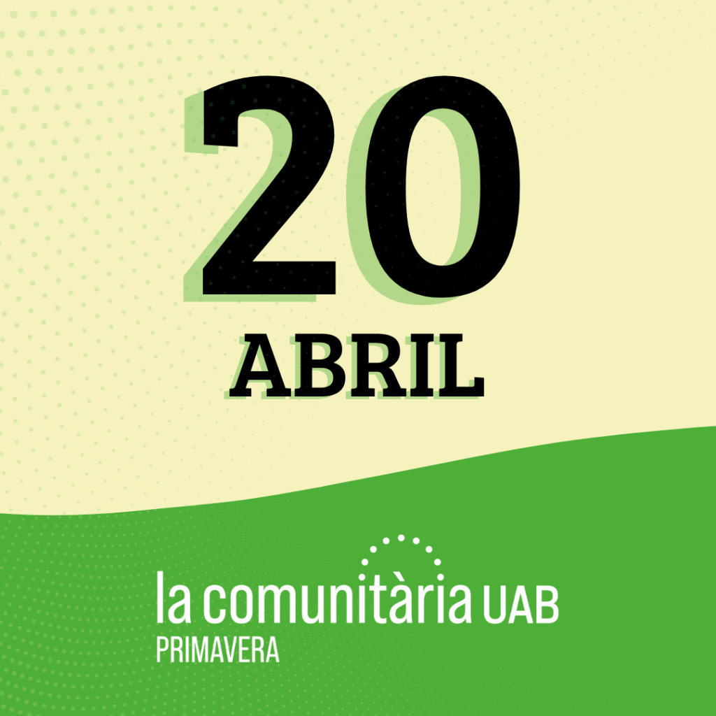 El 20 d’abril, la Comunitària a&nbsp;mil!