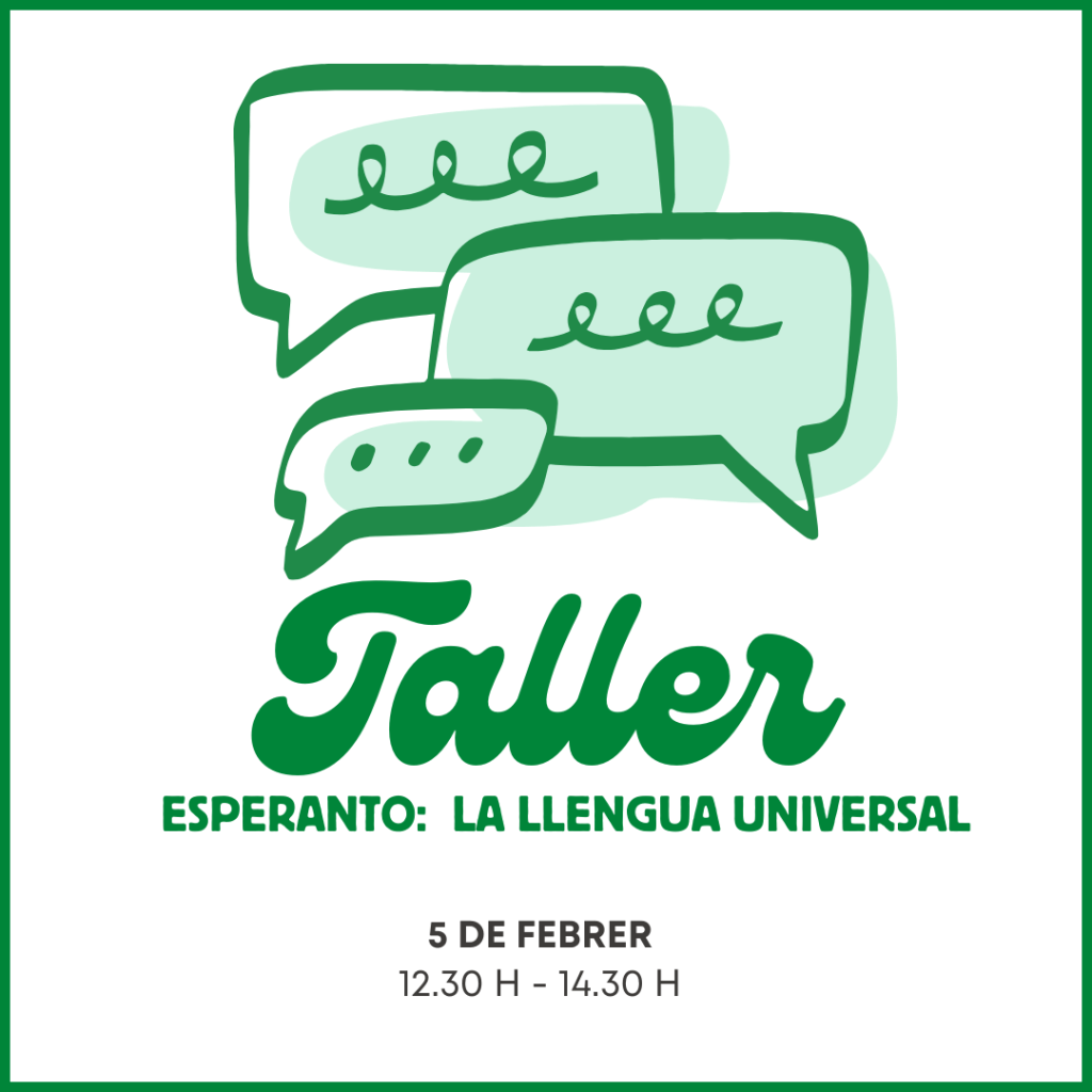 Taller d’esperanto des de zero&nbsp;🧐