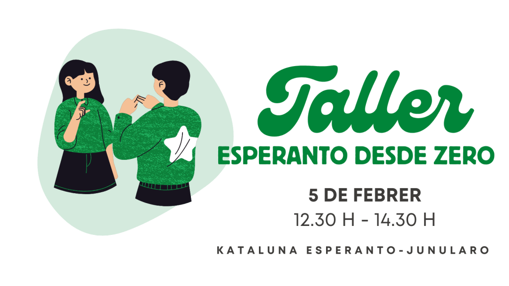 Taller d’esperanto des de zero 🧐